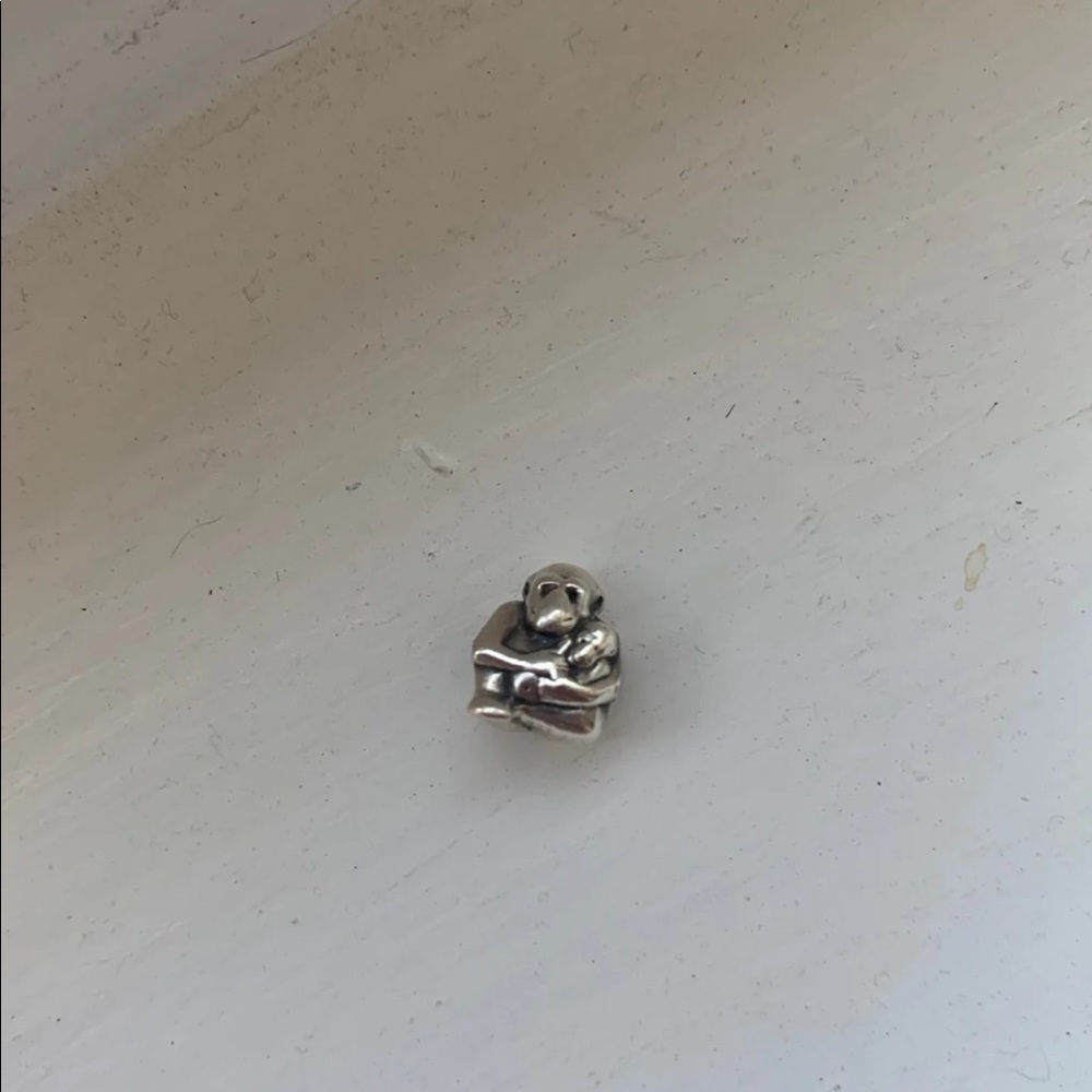 Pandora Monkey and Baby Charm